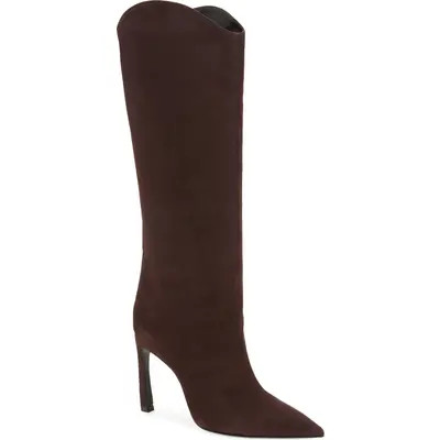 Schutz Maryana Sculpt Stiletto Boot in Black at Nordstrom, Size 5.5 | Nordstrom