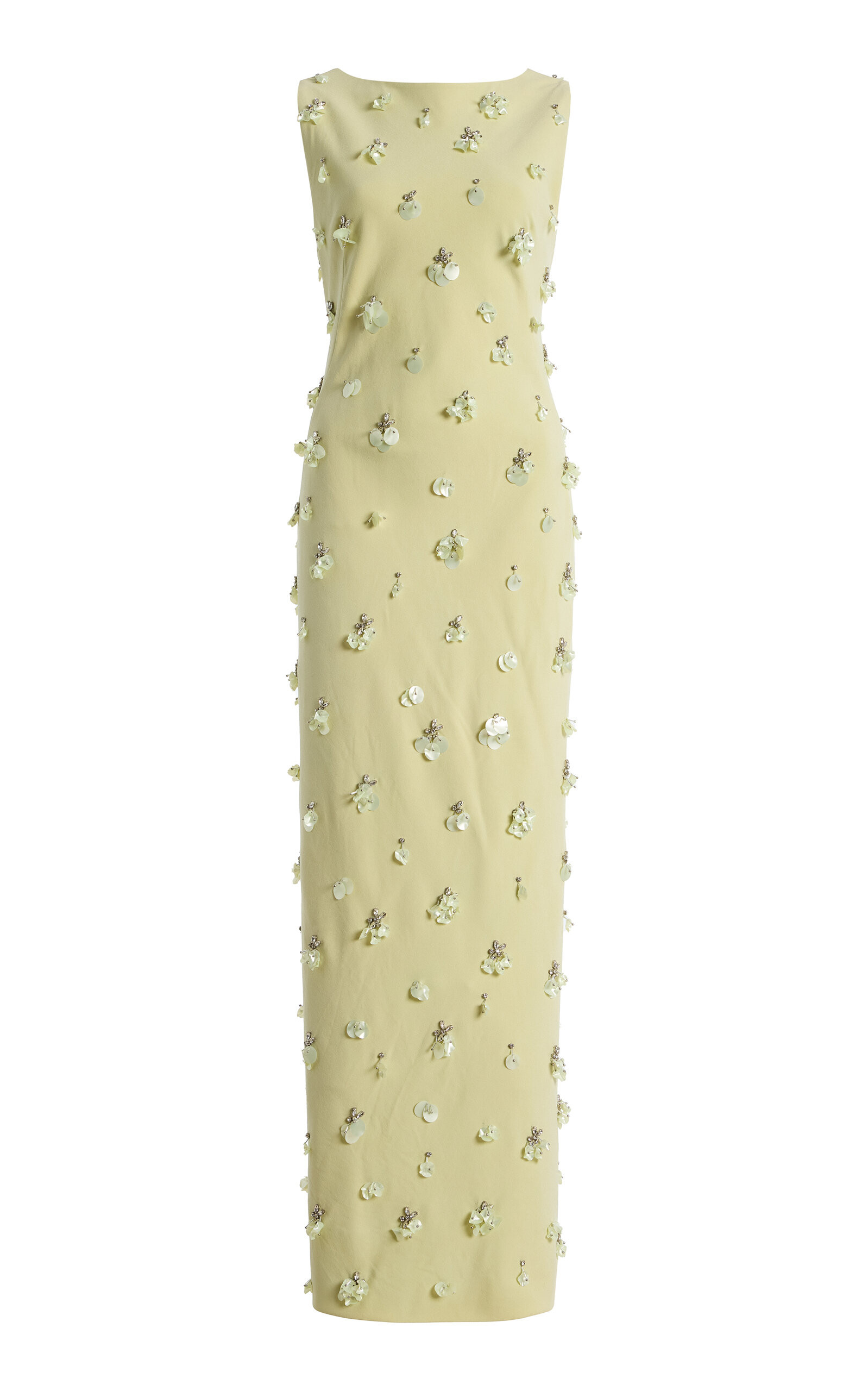 Claudia Embellished Crepe Midi Dress | Moda Operandi (Global)