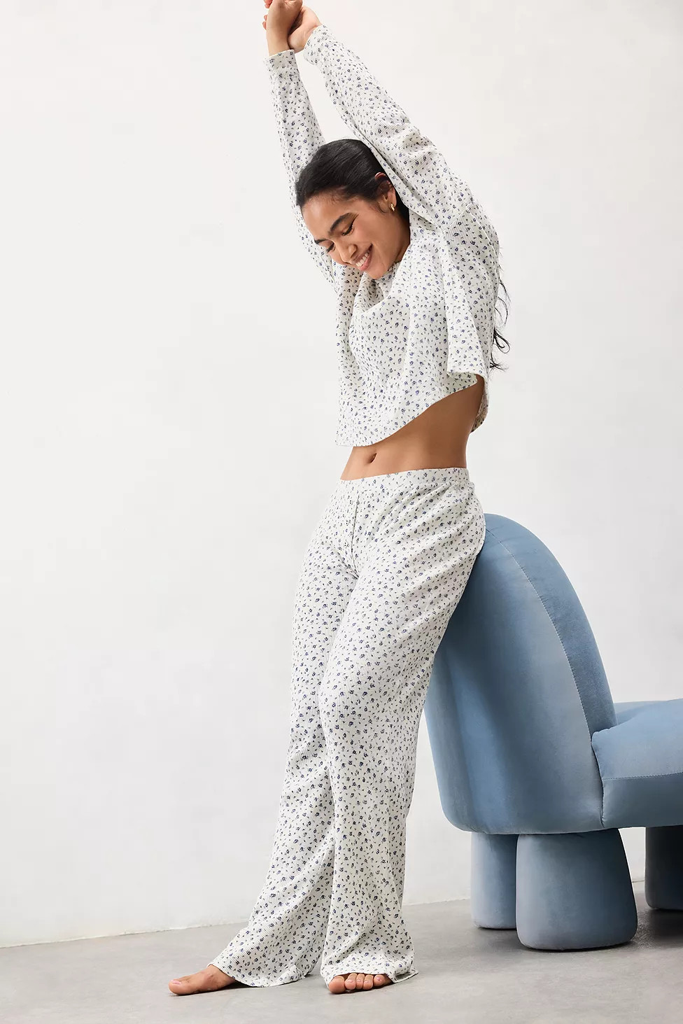 Out From Under Sami Waffle Pyjama Trousers | Urban Outfitters UK