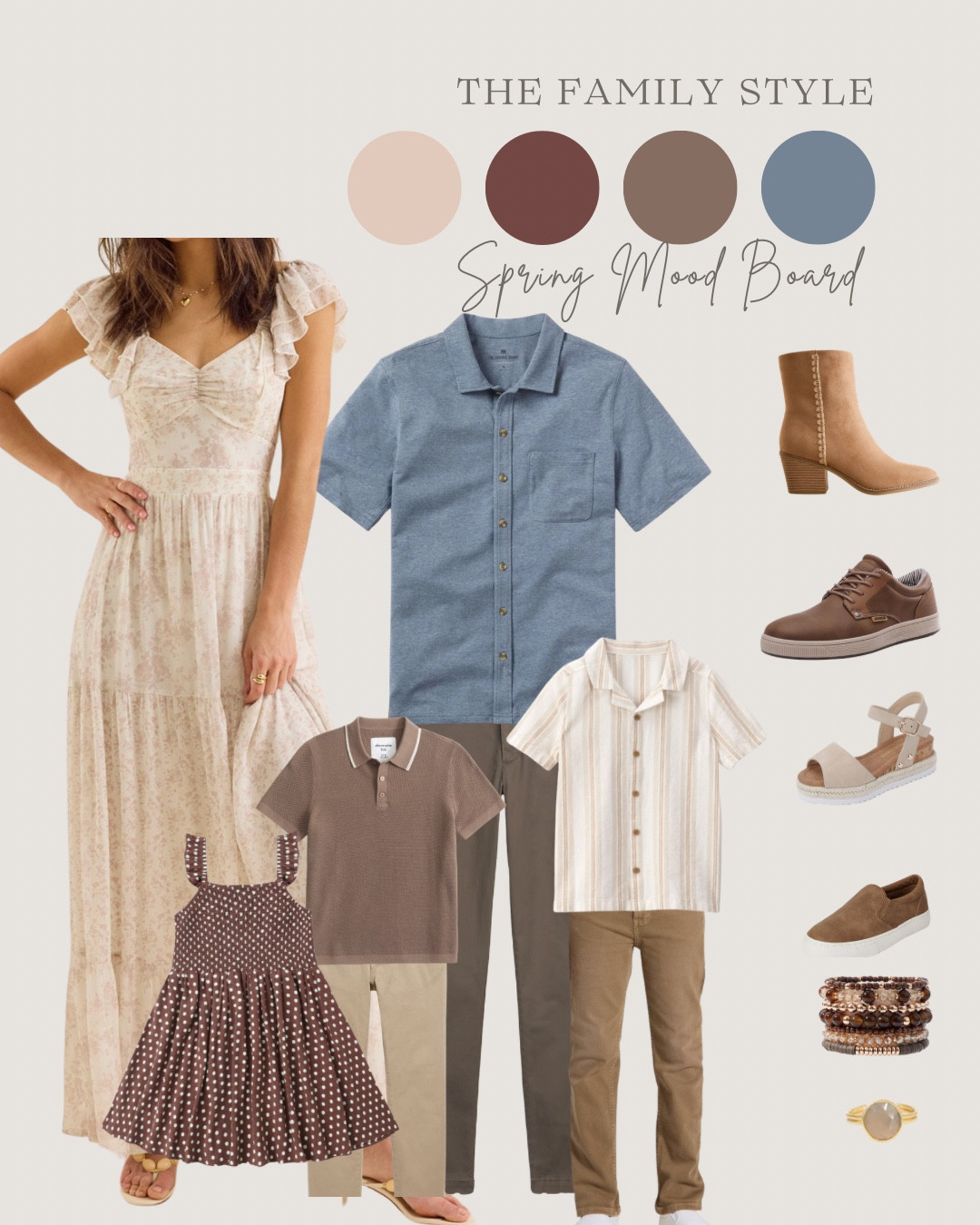 Working on a client spring mood board. Swipe to see all the alternative options so they can mix and match to make each family member happy. 😋

#LTKMens #LTKSeasonal #LTKKids