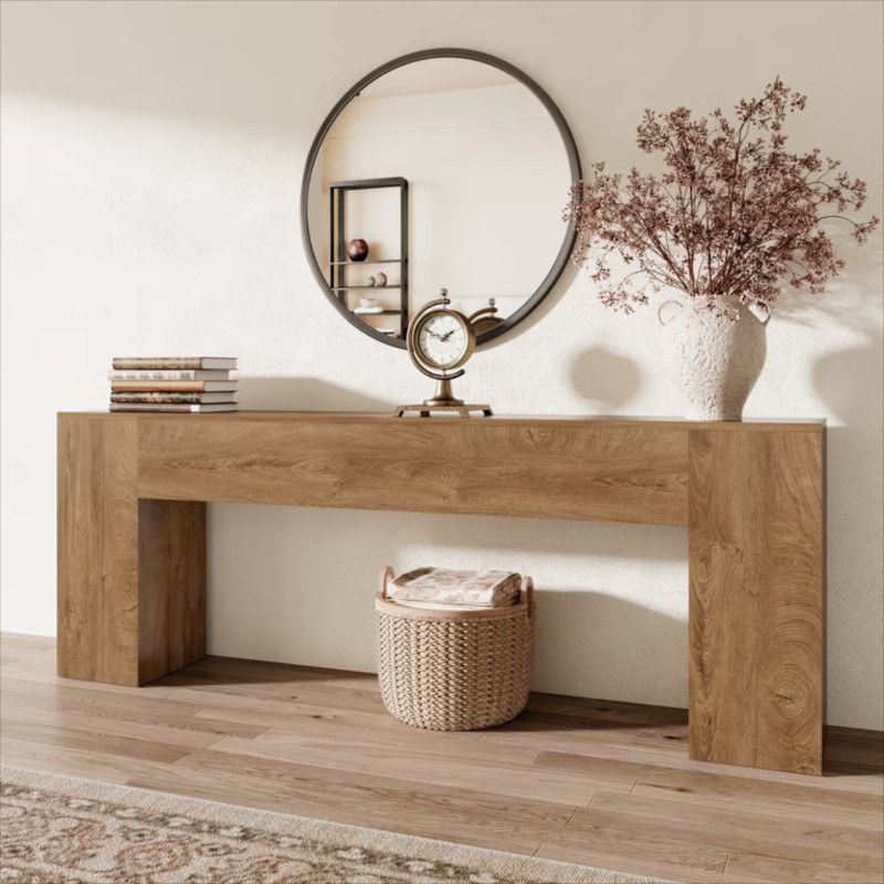 Extra-Long Wood Console Table