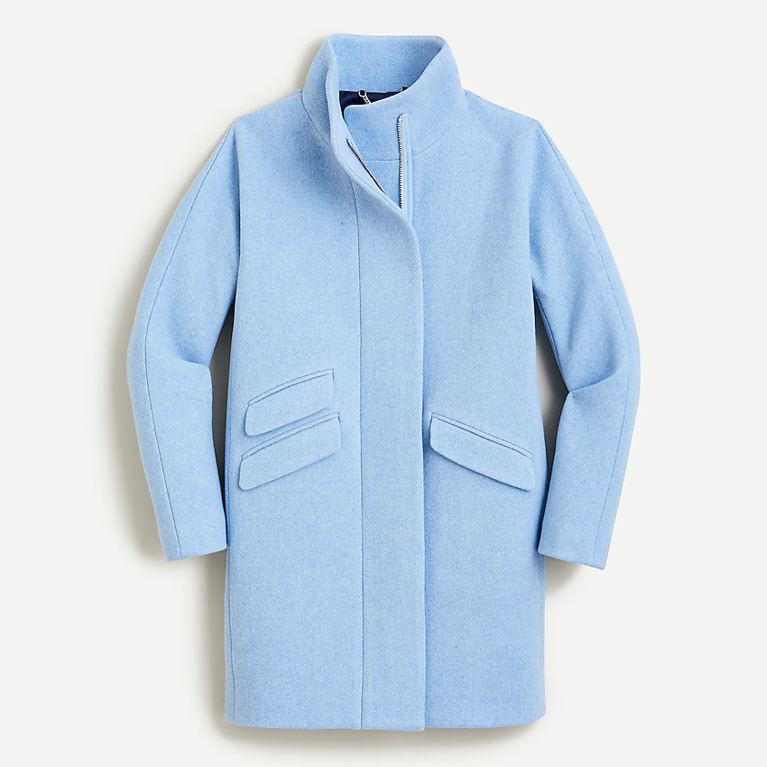 Cocoon coat in Italian stadium-cloth wool | J. Crew US