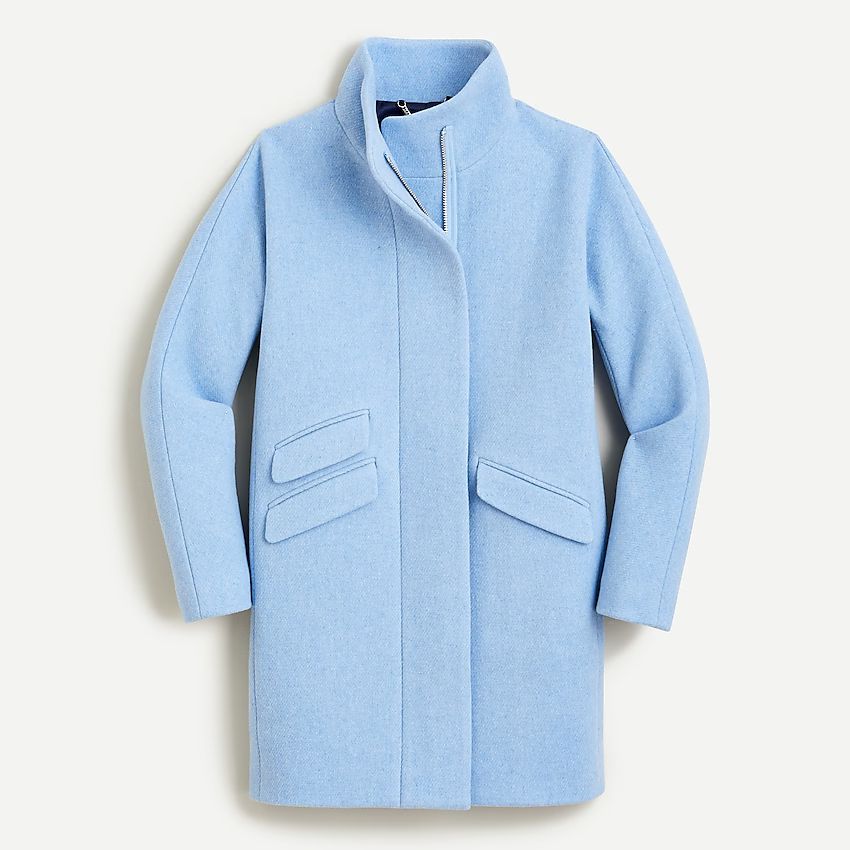 Cocoon coat in Italian stadium-cloth wool | J.Crew US