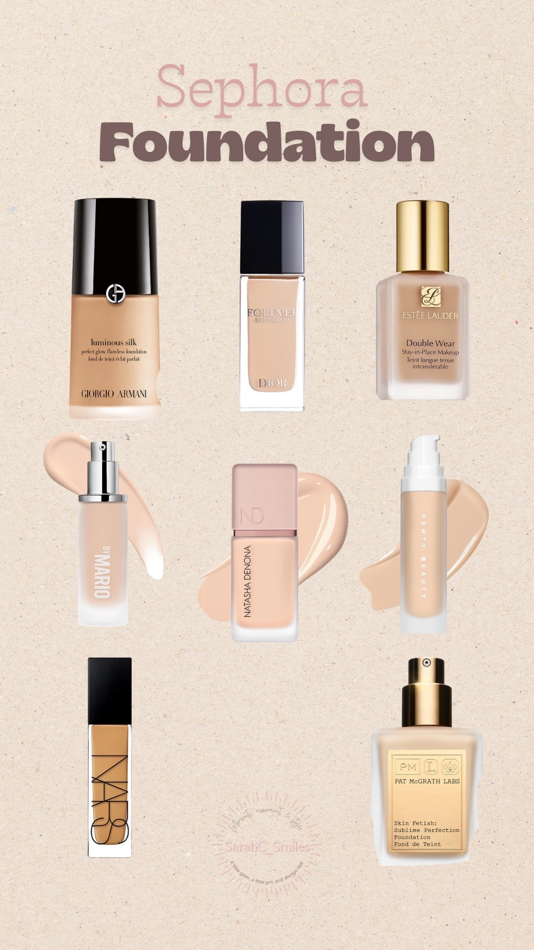 Here are my top makeup foundation picks at Sephora. From luminous to matte finish, there’s an option all skin types and needs. My number one is Armani Luminous Silk!

#LTKBeauty #LTKOver40 #LTKFindsUnder100