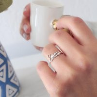 Name Ring -Custom Ring-Children - Personalized Gift-Gift For Her -Mother's GiftBaby Girl | Etsy (US)