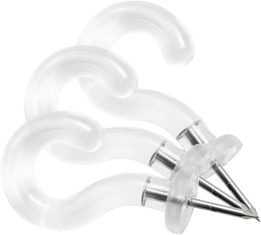 Push Pin Wall Hook - Klear Kindness (transparent) - 40-Count | Amazon (US)