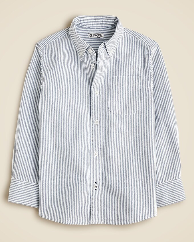 Kids' oxford shirt in stripe | J. Crew US