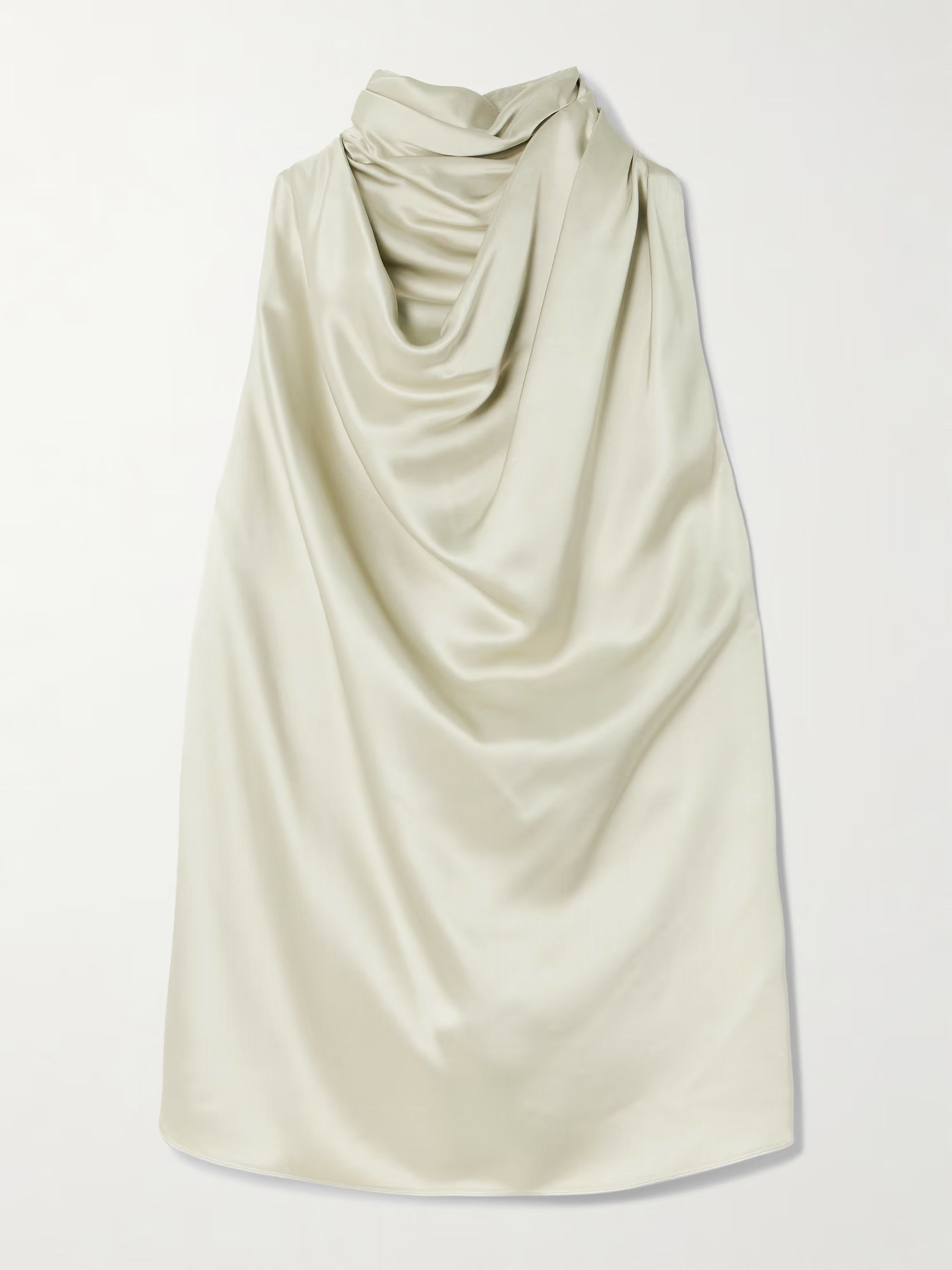 Sleary draped silk-satin top | NET-A-PORTER (US)
