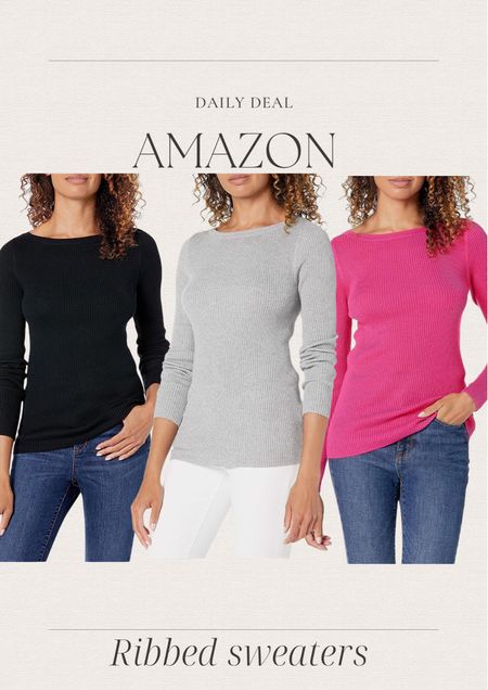 Amazon fashion deal of the day
Ribbed sweater 

#LTKGiftGuide #LTKfindsunder50 #LTKsalealert