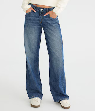 Low-Rise Baggy Wide Leg Jean | Aeropostale
