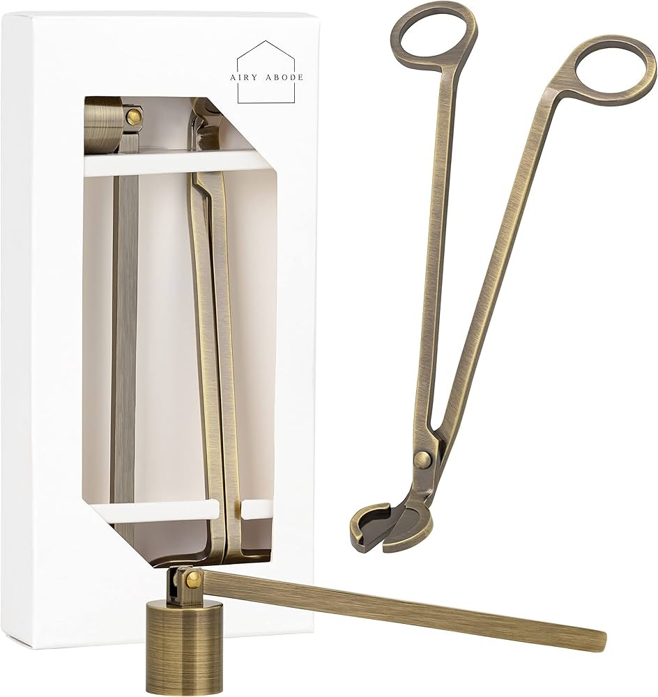 Candle Wick Trimmer and Candle Snuffer Accessory Set – Pick Your Color | Amazon (US)