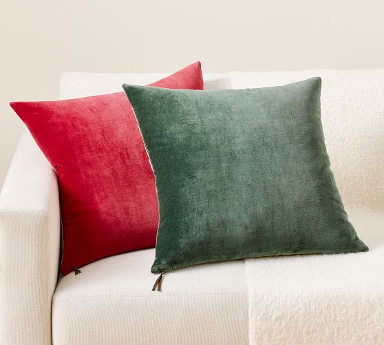 Icon Velvet Pillow Cover, 22" | Pottery Barn (US)