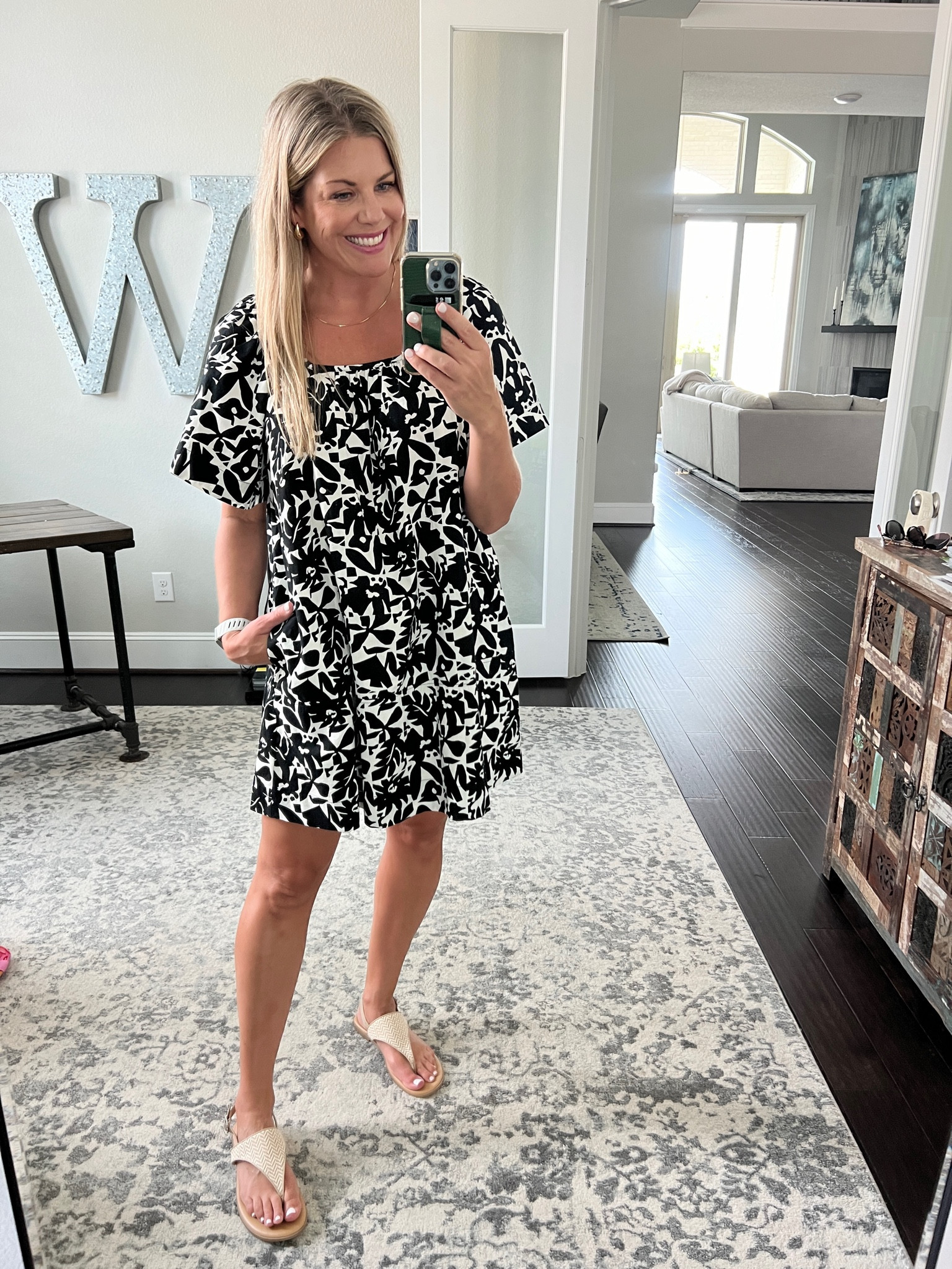 This summer dress I got on Walmart is so pretty! #walmartpartner 

** I sized down one size.

#walmartfashion @walmartfashion 

#LTKMidsize #LTKOver40 #LTKxWalmart