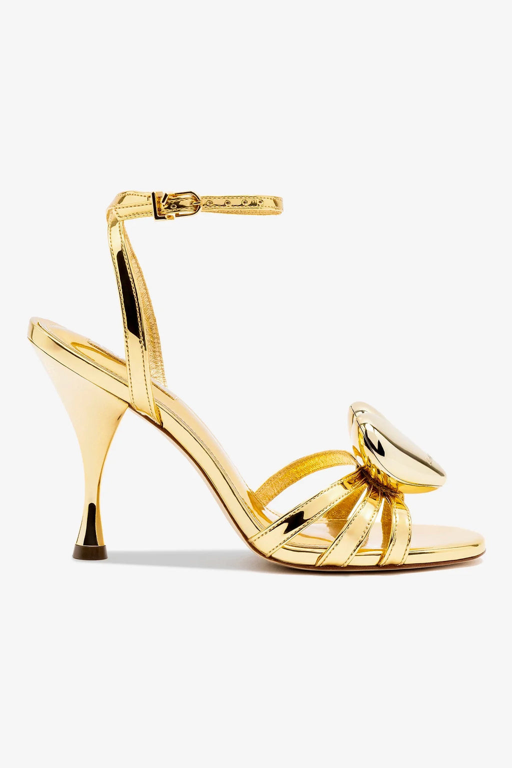 Amore Sandal in Gold Specchio | Larroude