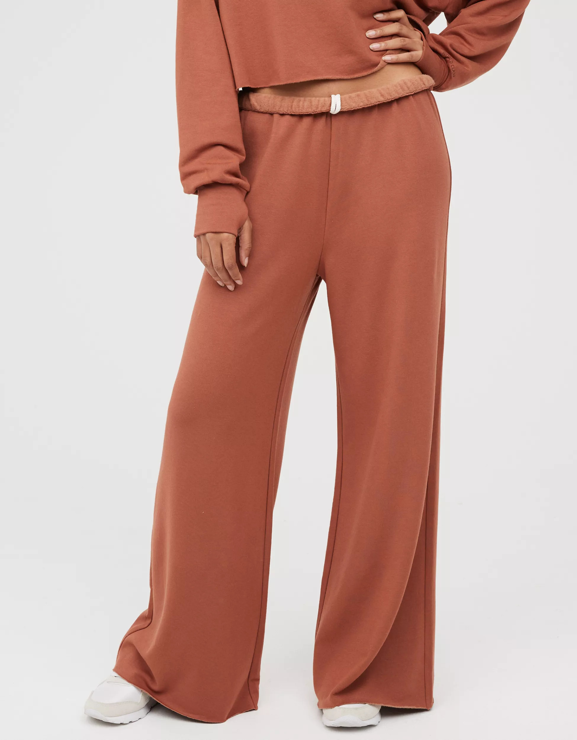 OFFLINE By Aerie OTT Fleece Super Wide Leg Pant | Aerie