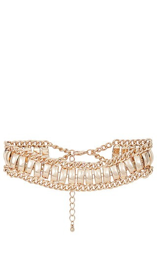 Chunky Choker in Gold | Revolve Clothing (Global)