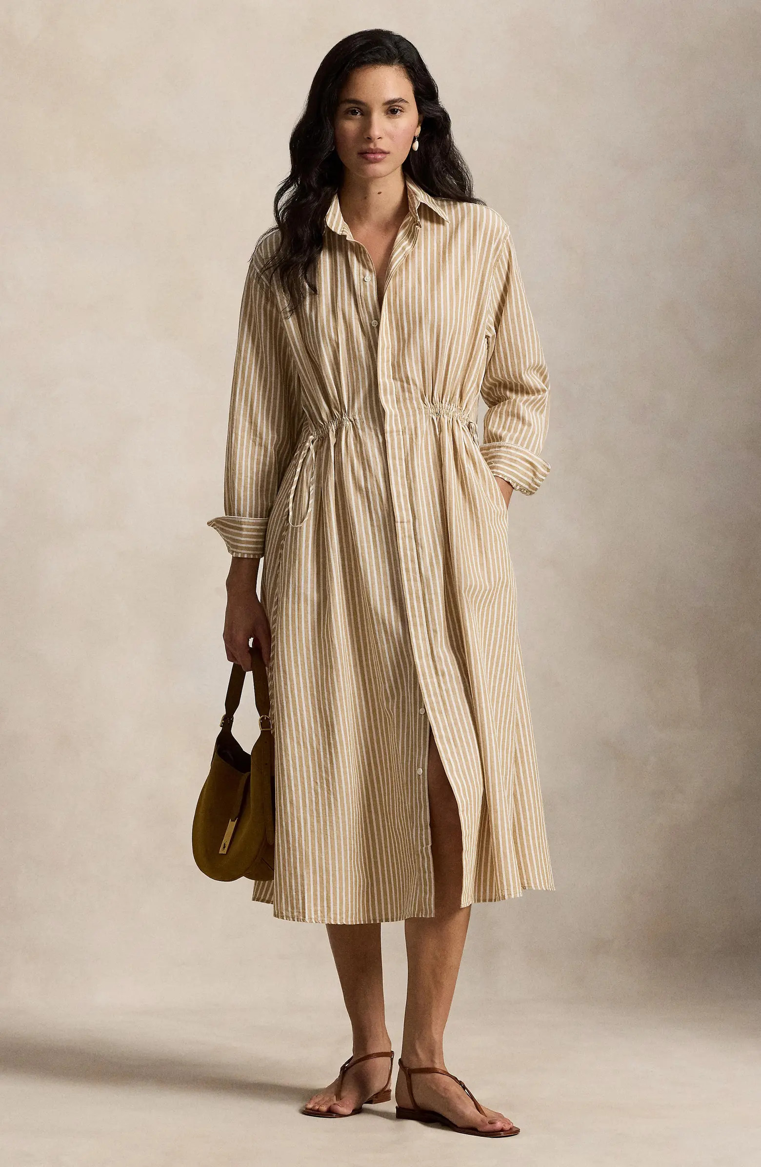 Long Sleeve Stripe Shirtdress | Nordstrom