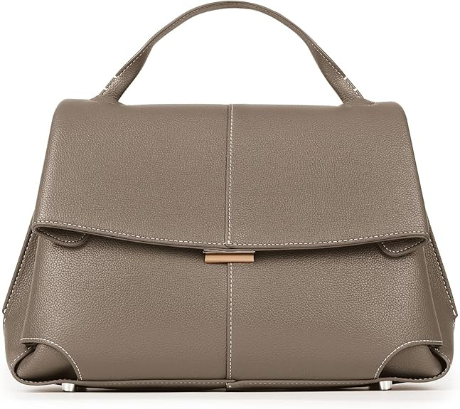 Top Handle Bag Handbags Large Faux Leather Satchel Bags for Women Luxury Designer Business Crossb... | Amazon (US)