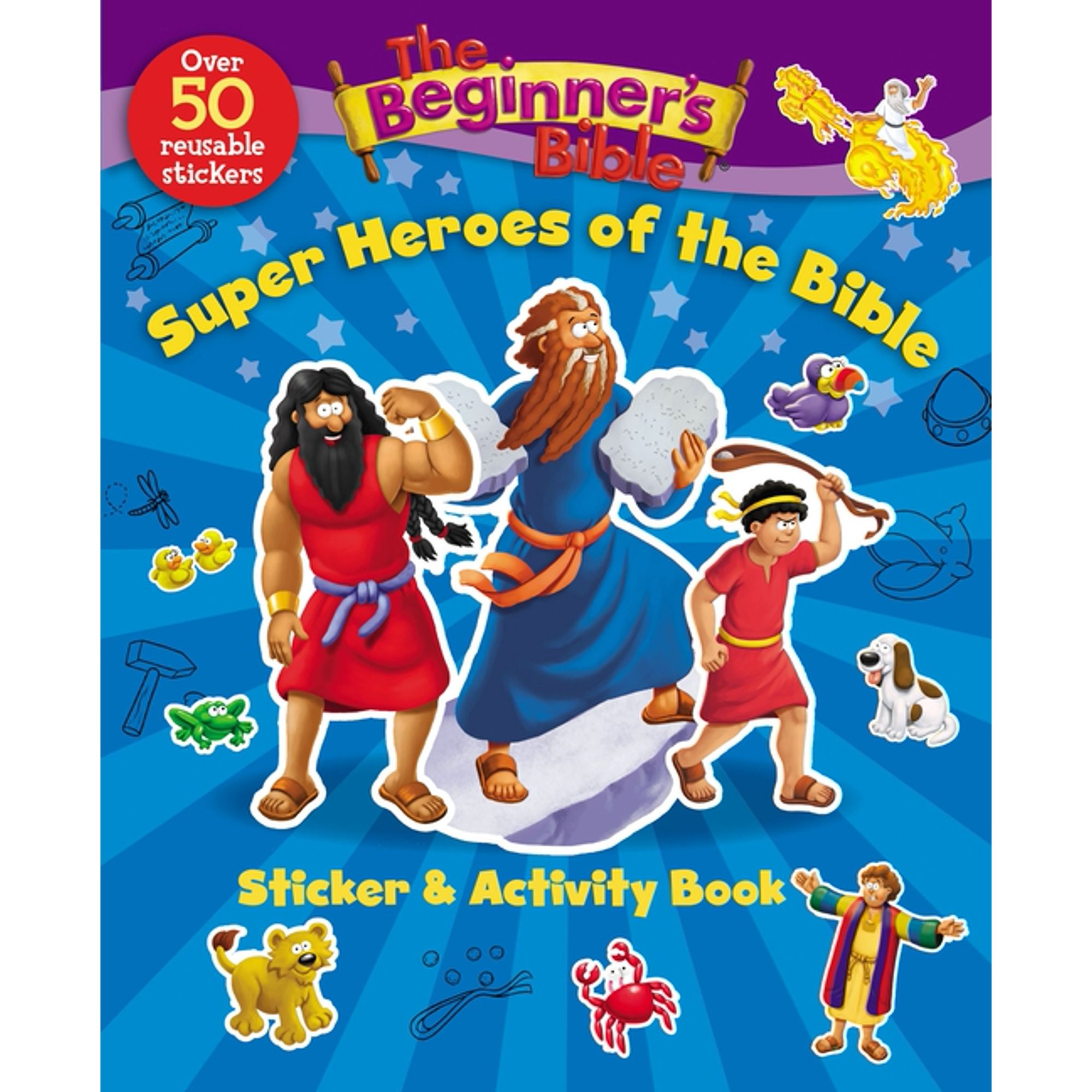 The Beginner's Bible Super Heroes of the Bible Sticker and Activity Book | Walmart (US)