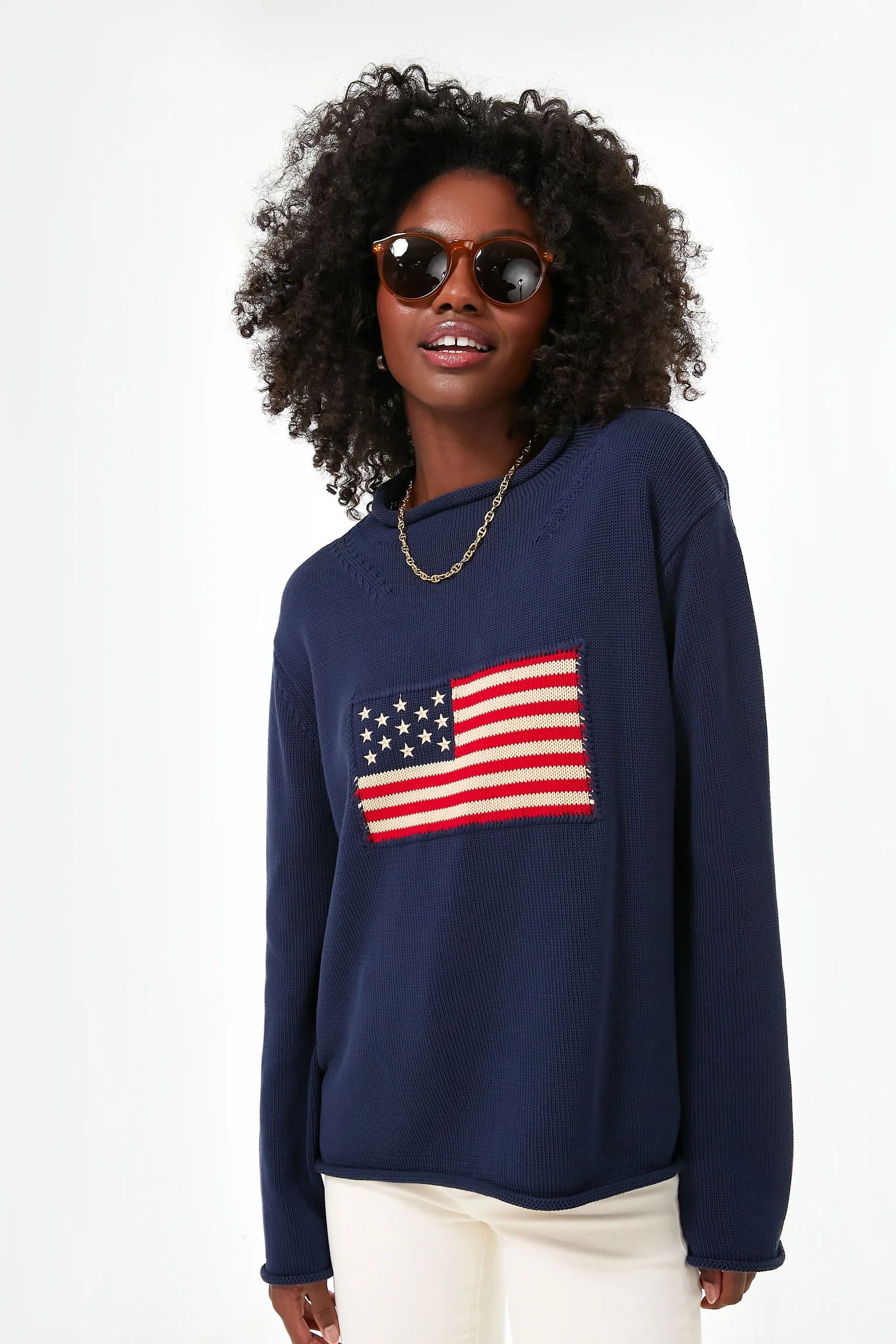 Navy Americana Sweater | Tuckernuck (US)