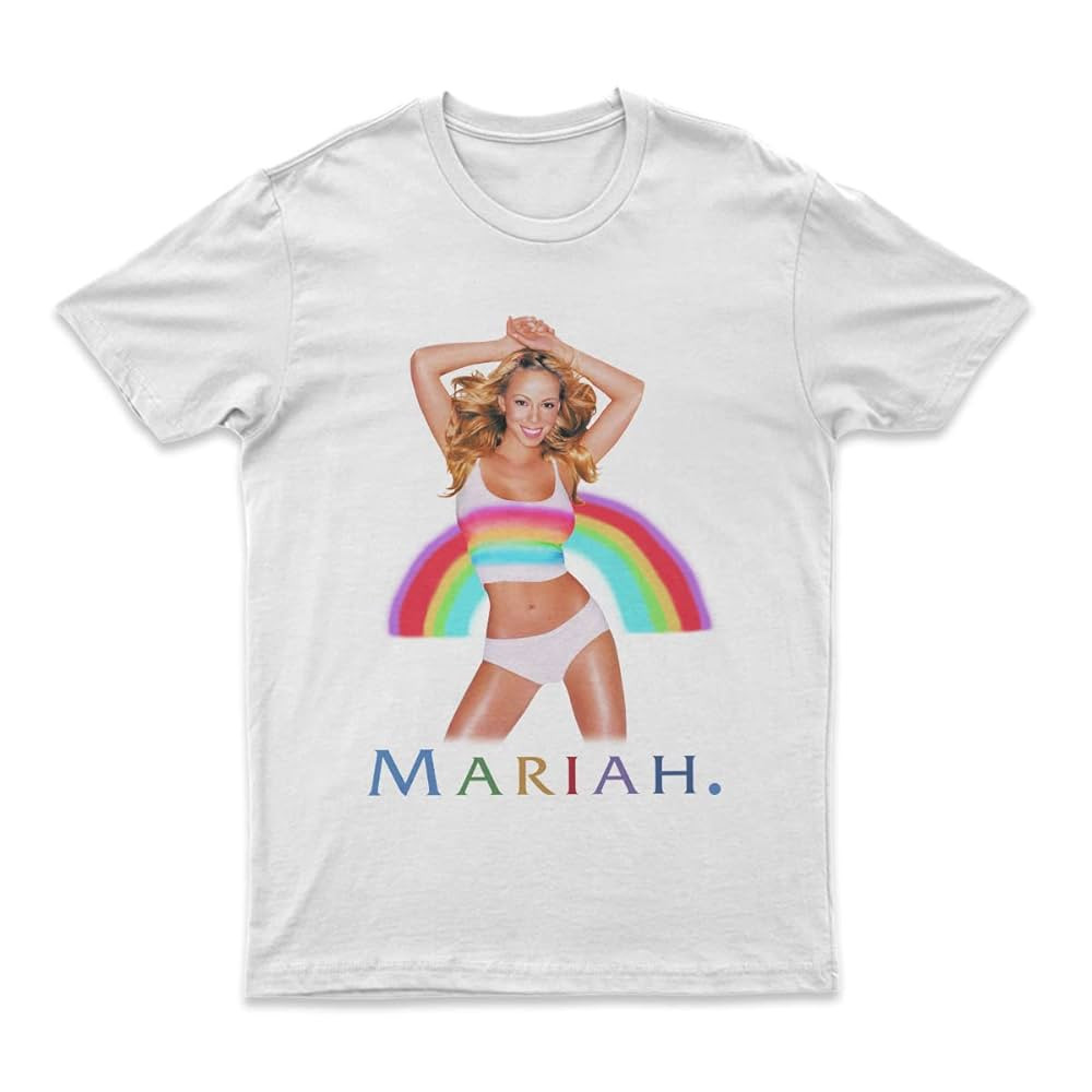 Mariah Rainbow Shirt, Classic T-Shirt,Caution World Tour Sweatshirt,Daydream Album gifts, album s... | Amazon (US)