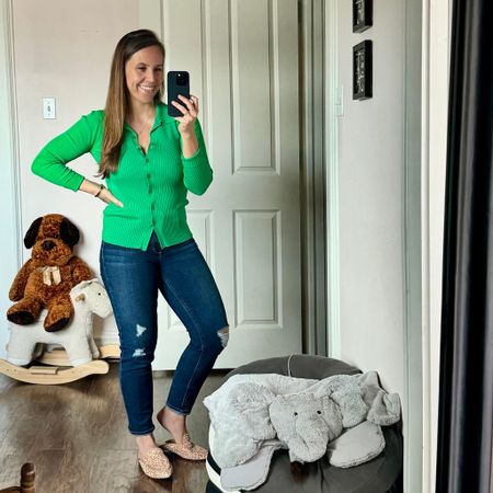 St. Patrick’s Day is just around corner. Found the perfect green button up sweater for the occasion. Wearing a size small in sweater  

#LTKstyletip #LTKbump #LTKtravel