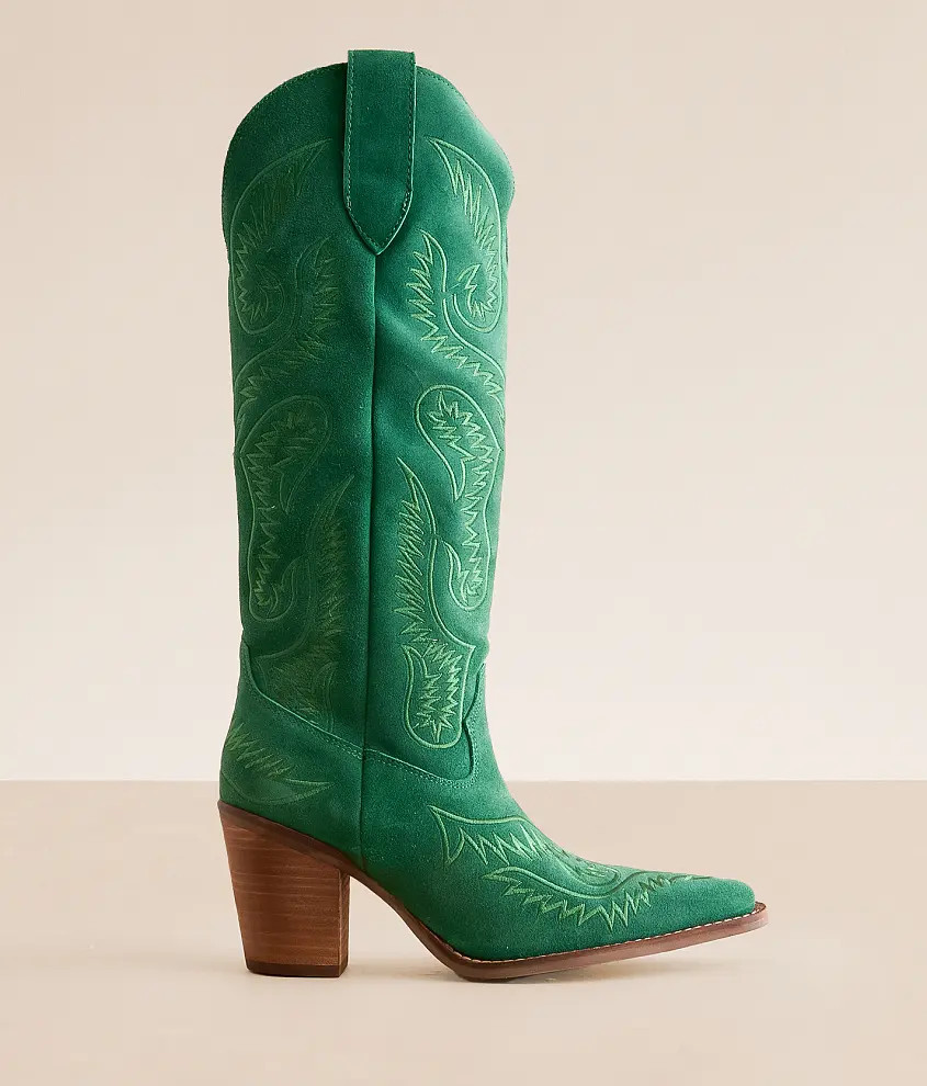 Evita Leather Western Boot | Buckle