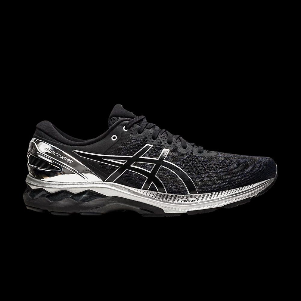 ASICS Gel Kayano 27 Platinum 'Black Pure Silver' Sneakers | GOAT