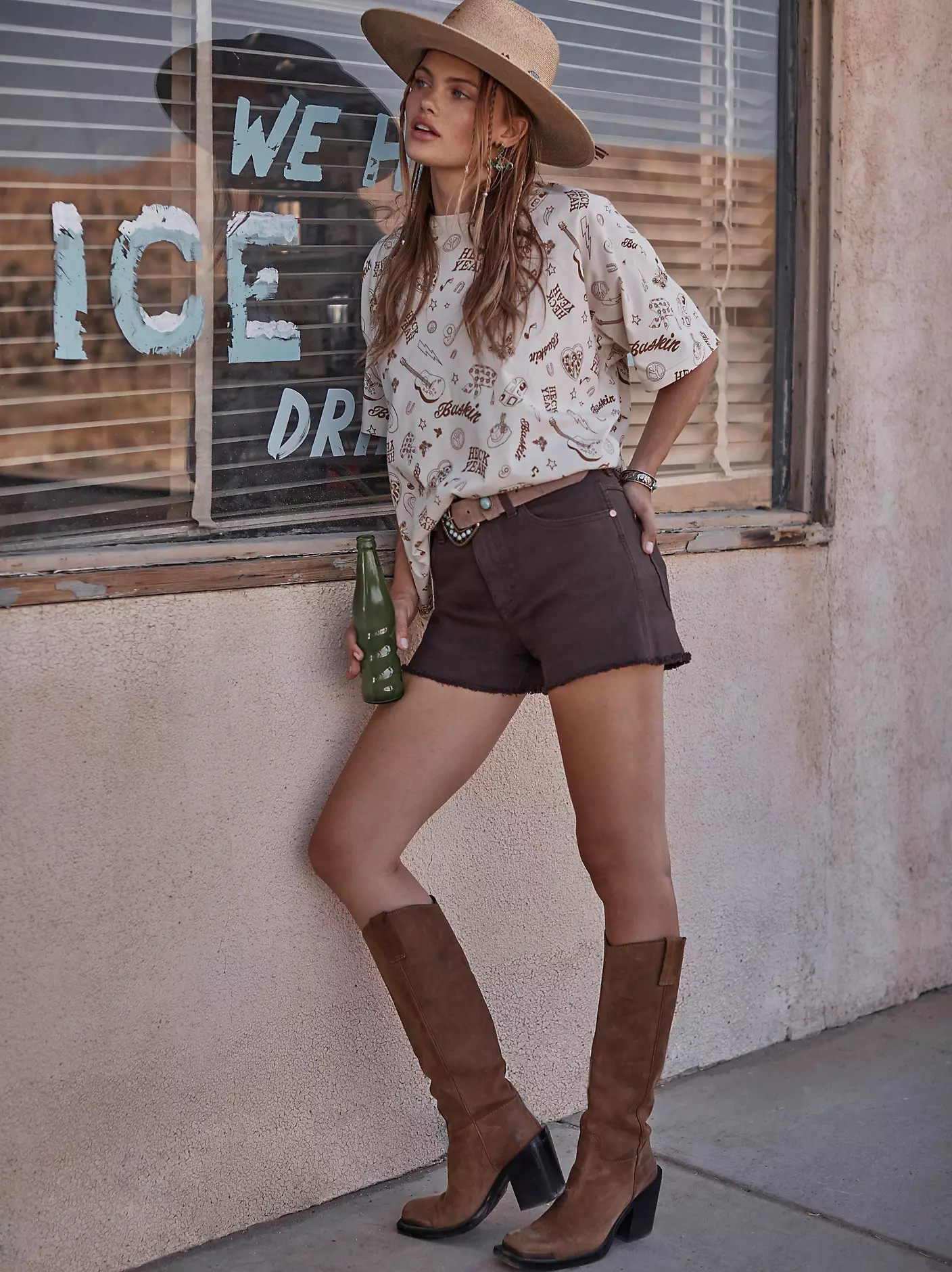 Women's Wrangler® Colorwash Cowboy Short | Wrangler