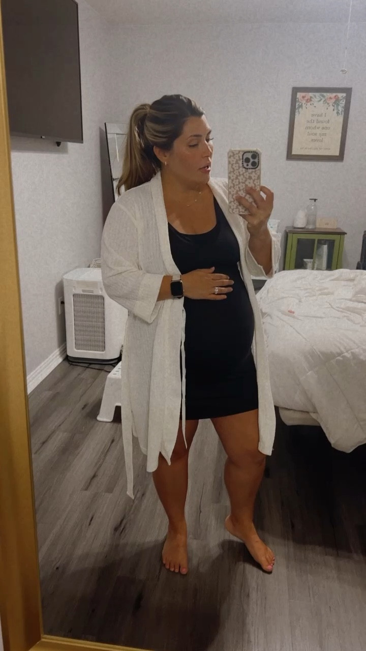 Loving this robe from Walmart!! 
I wanted something in a lighter color to take to the hospital for pictures but also for lounging around the house postpartum while breastfeeding. 🥰 

The gown is so incredibly soft as well and I’ve been living in this nursing/pumping bra since I got it.. it’s sooo comfy! 


#maternity #petite #petitefashion #mamatried #amazoninfluencer #pregnancy #pregnant #ootd #maternityootd #maternitystyle #dressthebump #stylethebump #maternityonamazon #maternitystyle #maternityspring #maternitysummer #ootdspring #ootdsummer #ootd #pregnancyoutfit #maternityoutfit #pregnancyoutfitspring  #pregnancyoutfitsummer #pregancyoutfitinspo #maternityoutfitinspo #breastfeeding #bf #ebf #breastfeedingmama#breastfeedingmom #breastfeedingjourney  #breastfeedingmusthaves #breastfeedingproducts #breastfeedingclothing #breastfeedingfriendly 


#LTKstyletip #LTKhome #LTKbaby