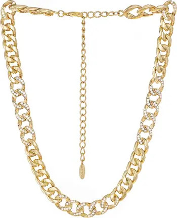 Chunky Crystal Chain Necklace | Nordstrom