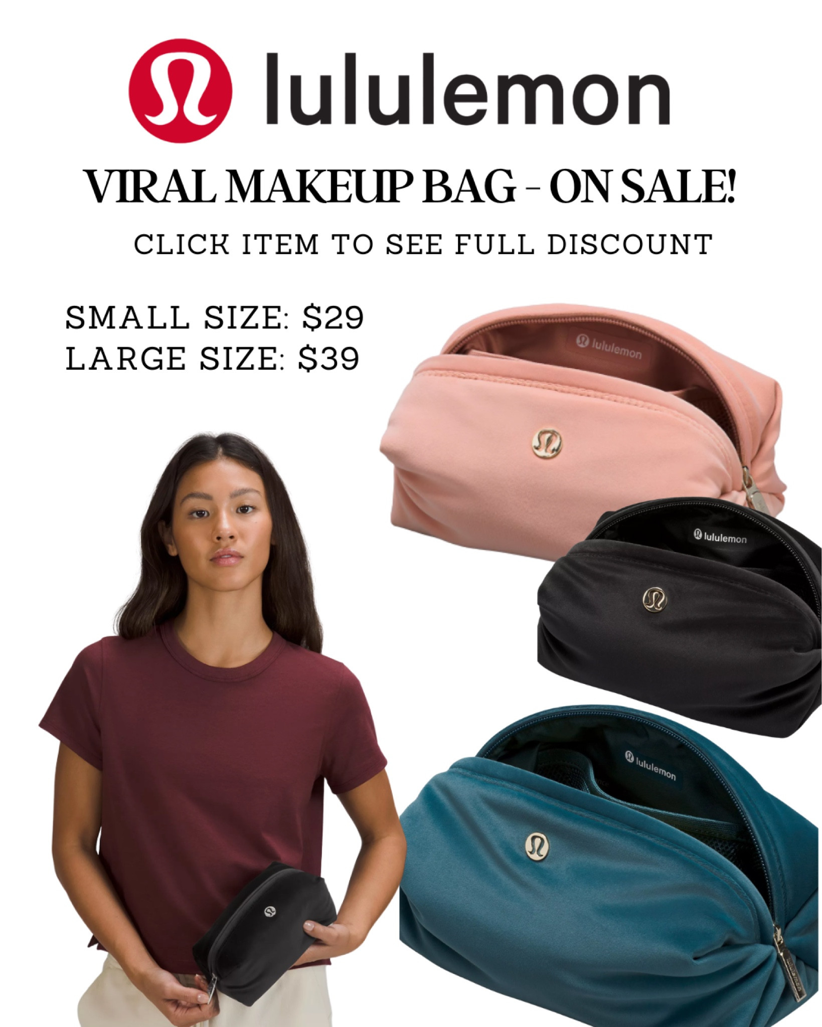 Lululemon makeup bag on sale! 

#lululemon #lululemonbeltbag #makeupbag #lululemonleggings #lululemonbag #bag #organization #roomdecor #velvet #velour #storage #lululemonsale #athleisure #gymclothes #workoutclothes #gymoutfit #athleisure 

Lululemon, lululemon belt bag, makeup bag, lululemon leggings, lululemon top, lululemon bag, bag, organization, room decor, velvet, velour, lululemon sale, gym clothes, workout clothes, gym outfit, athleisure

#LTKitbag #LTKbeauty #LTKsalealert