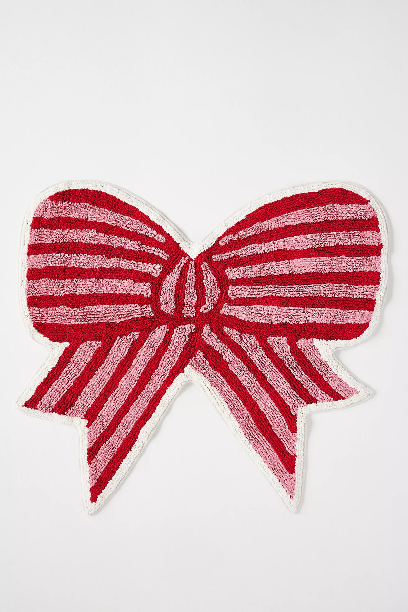 Shaped Bow Tufted Bath Mat | Anthropologie (US)