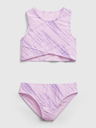 Kids Recycled Print Swim Two-Piece | Gap (US)