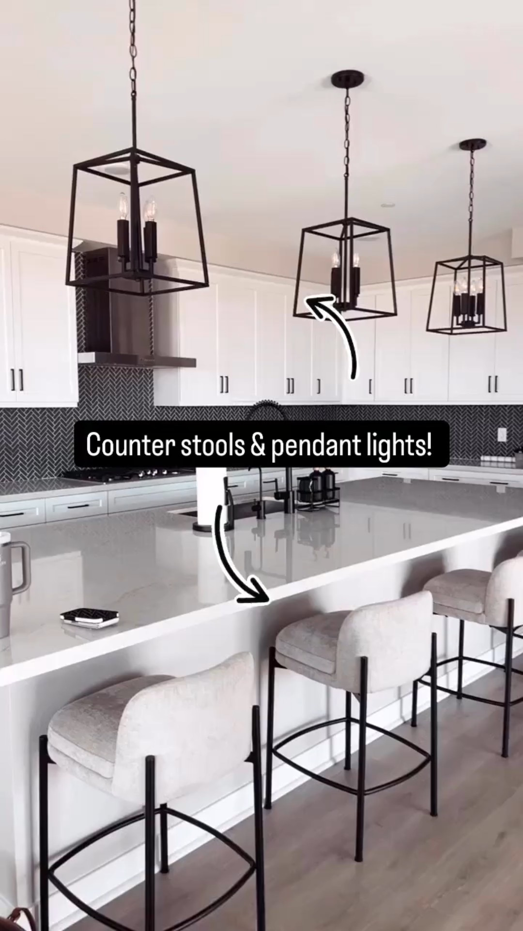 Really love these new kitchen counter stools and pendant lights above my client’s kitchen island! 🙌🏻

#LTKHome #LTKStyleTip #LTKSaleAlert
