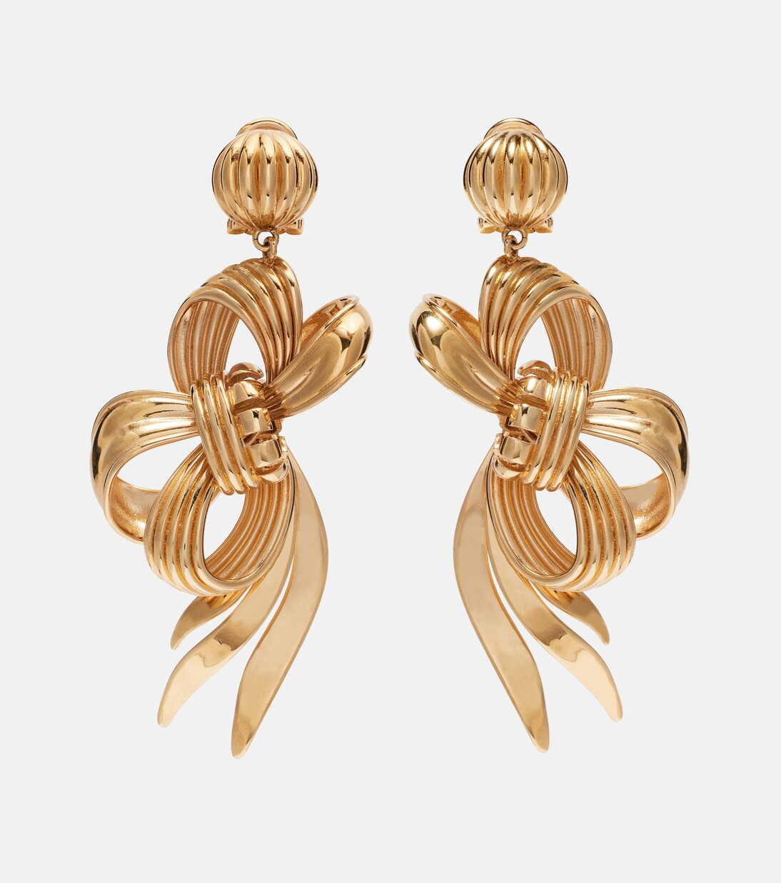 Bow-detail clip-on earrings | Mytheresa (US/CA)