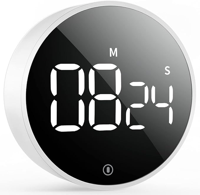 VOCOO Digital Kitchen Timer - Magnetic Countdown Countup Timer with Large LED Display Volume Adju... | Amazon (US)