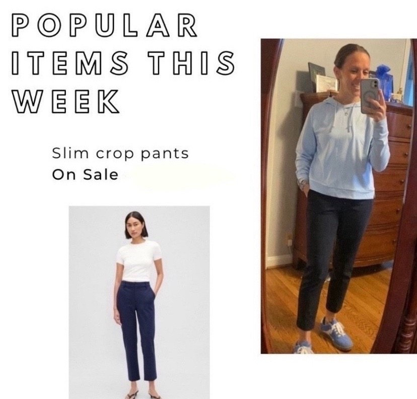 ON SALE - I have these pants in three colors, they are so comfortable; I wear them to work all the time and have dressed them up with fancier shoes and a dressier top for the holidays. 


#closetstaple #salefinds #workpants #gap #gapfactory #teacheroutfit 
#under50 


#LTKWorkwear #LTKU #LTKSaleAlert #LTKOver40