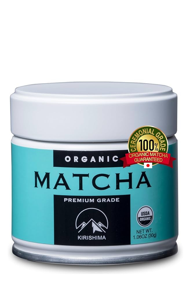 Kirishima Kagoshima Matcha, Organic Green Tea Powder, Ceremonial Grade, Teahouse Edition Premium ... | Amazon (US)
