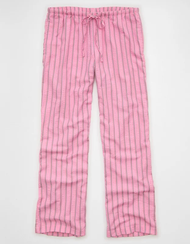 AE Seersucker Wide Leg Easy Pant | American Eagle Outfitters (US & CA)