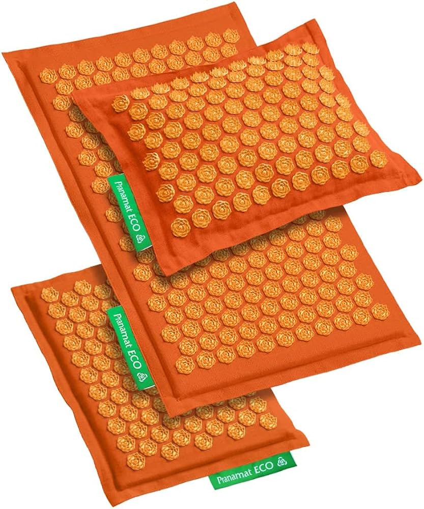 Pranamat Acupressure Large & Small Mat with Pillow Set | Better Sleep, Happy Back, Deep Relief & ... | Amazon (US)