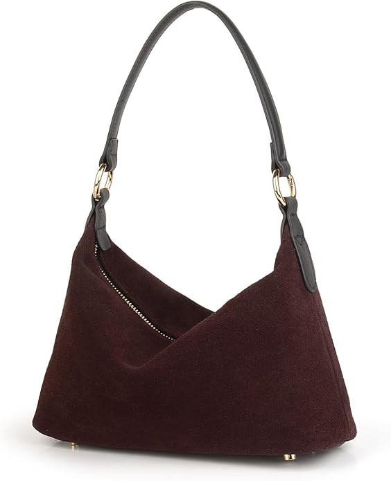 DONNAIN Slouchy Suede Crescent Hobo Bag for Women | Amazon (US)