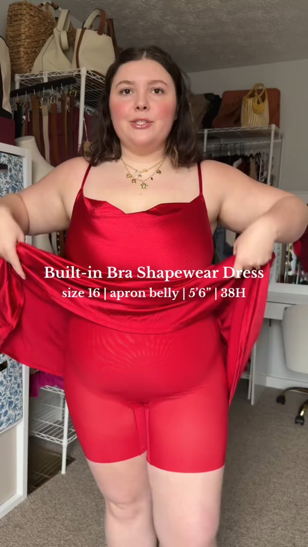 OH OKAY #builtinbra #shapeweardress #reddress #weddingguestdress #plussizedress

#LTKFindsUnder50 #LTKPlusSize #LTKSaleAlert
