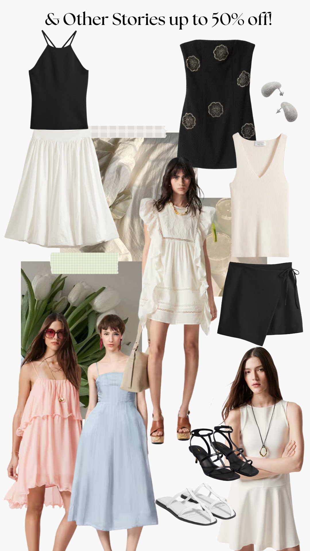 & Other Stories has a sale with up to 50% off until June 22nd! Here are my picks!

Summer, Summer Dresses, Sales, Midi Skirt, Mini Dress, Sandals, Halterneck Top, Earrings 

 #LTKireland #LTKeurope #LTKsummer