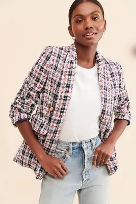 Charlotte London Elegant Tweed Blazer | Anthropologie (US)