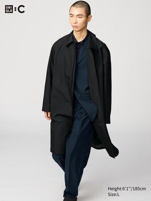 MEN'S UNIQLO : C BLOCKTECH SINGLE BREASTED COAT | UNIQLO AU | Uniqlo Australia