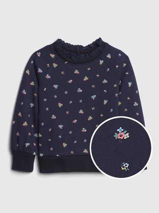 Toddler Ruffle Crewneck Sweatshirt | Gap (US)
