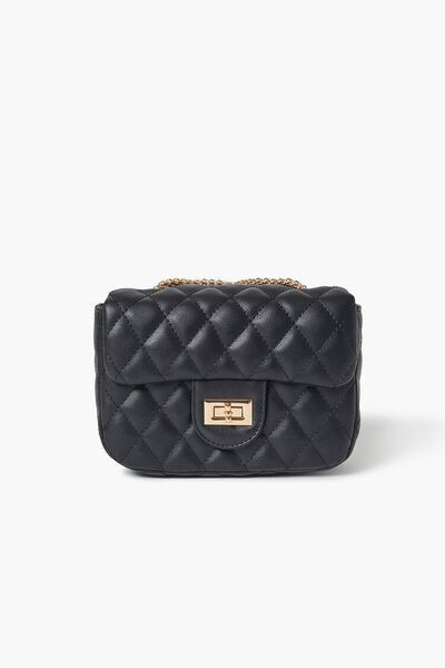 Quilted Faux Leather Crossbody Bag | Forever 21 (US)