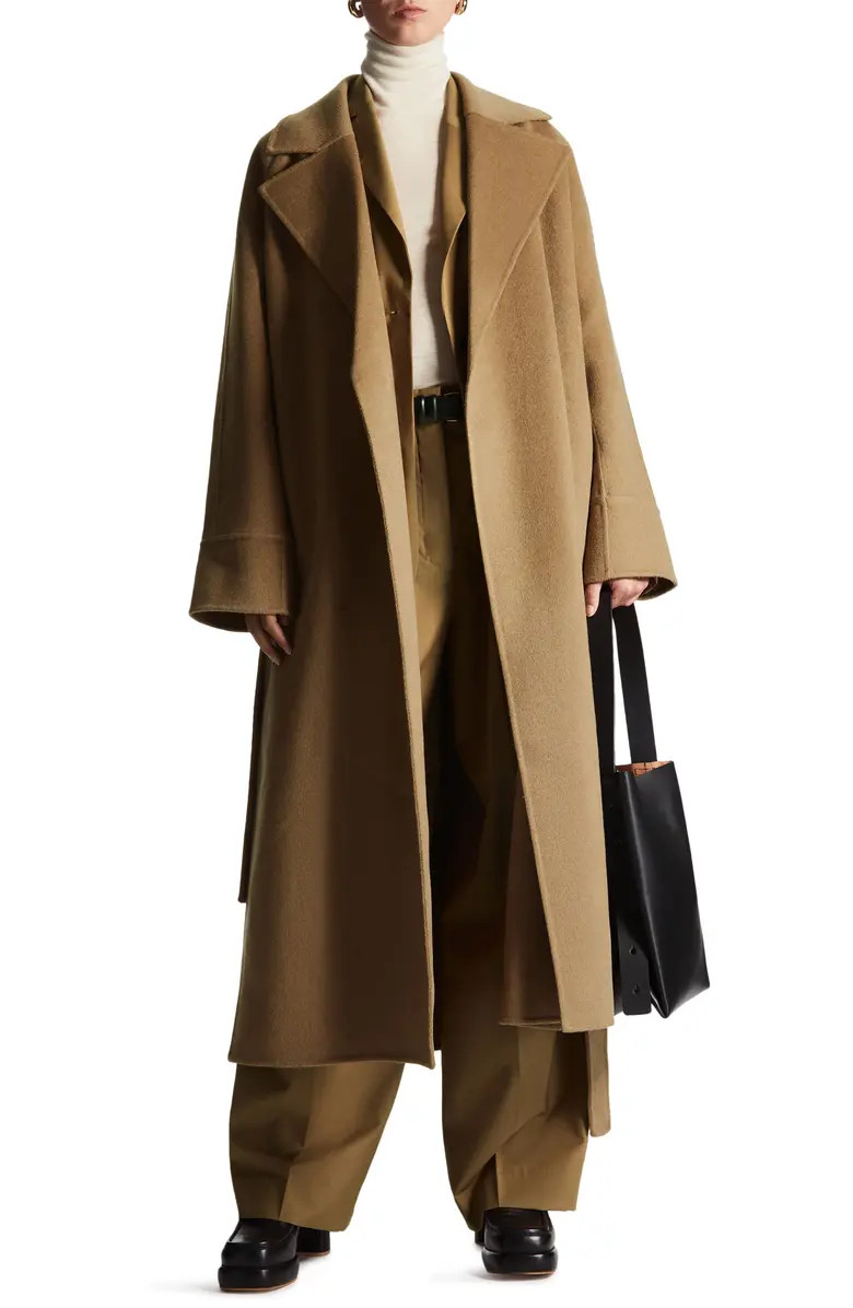 COS Belted Wool Blend Coat | Nordstrom | Nordstrom