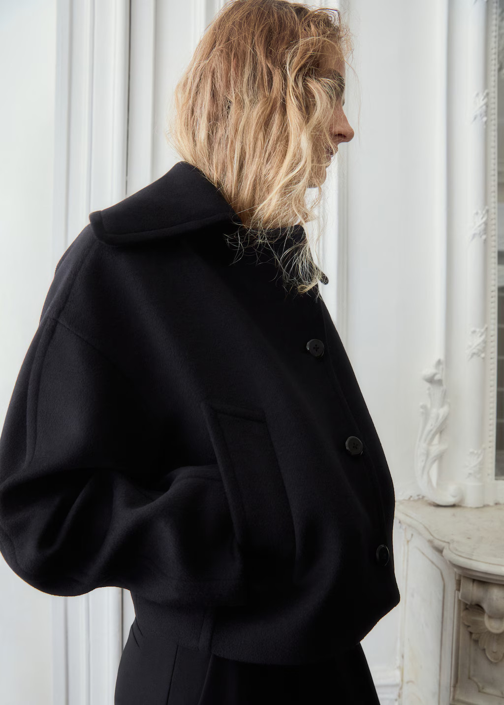 Wool jacket with shirt collar | Mango (US/MX/AU)